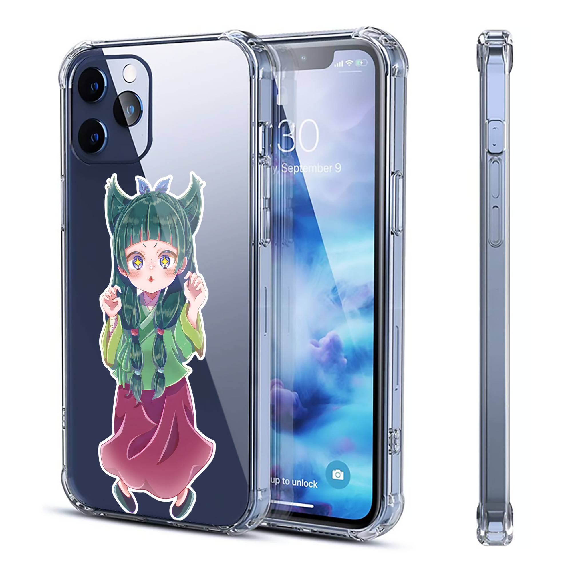 （画像用） 薬屋のひとりごと The Apothecary Diaries 【iPhone 12シリーズ対応】透明スマホケース（クリアソフトケース）